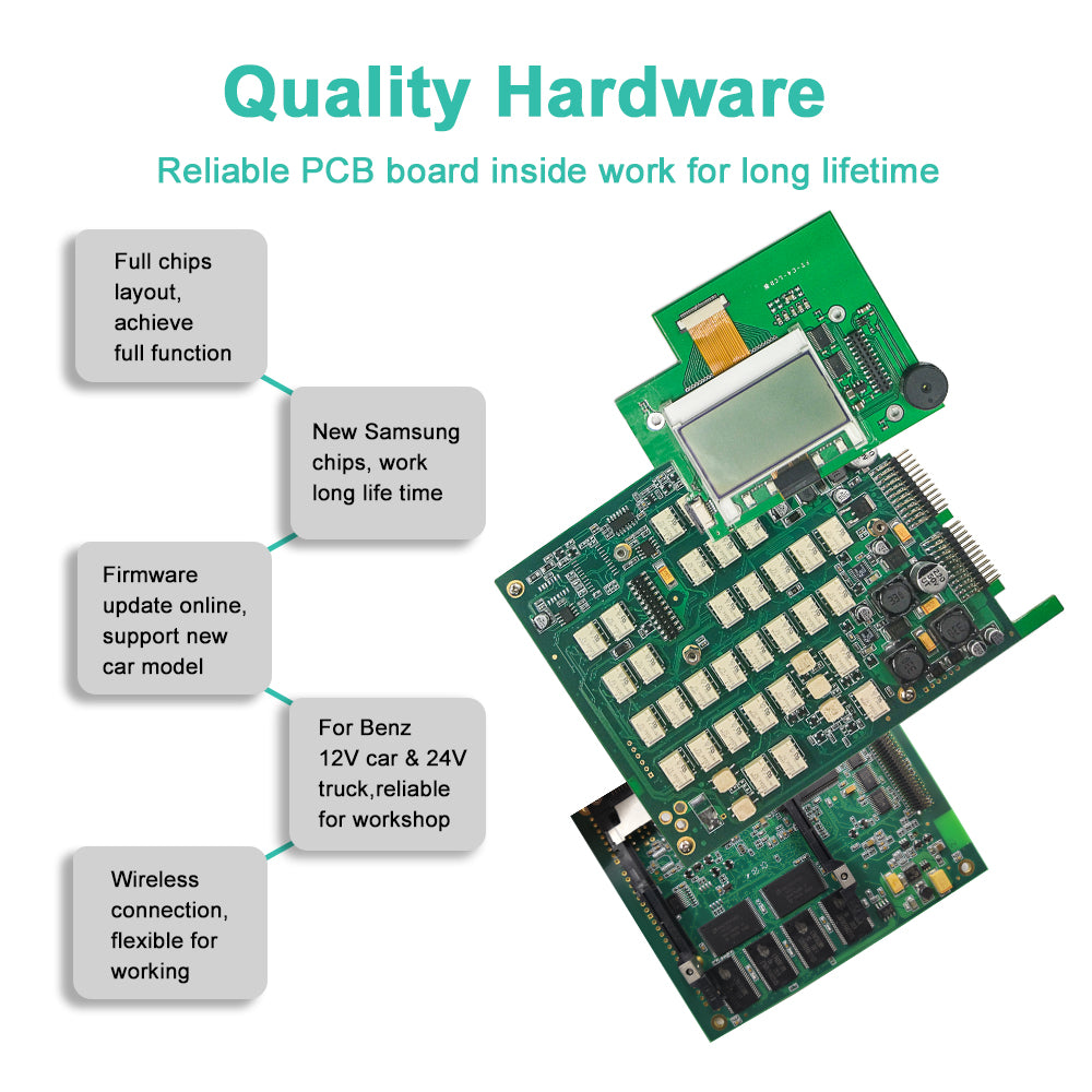Star Diagnosis SD Connect MB Star C4 Multiplexer Support Diagnosis & Programming for Benz Car & Trucks Till 2020 - VXDAS Official Store