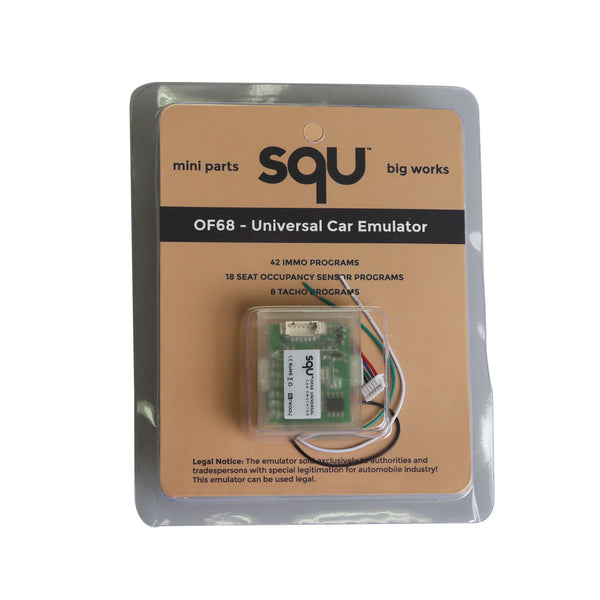 SQU OF68 Universal Car Emulator Signal Reset Immo Programs Place ESL Diagnostic Seat Occupancy Sensor Tool - VXDAS Official Store