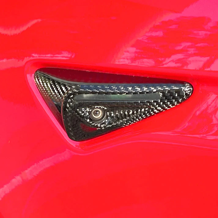 Tesla Model Y & Model 3 Carbon Fiber Side Camera Covers