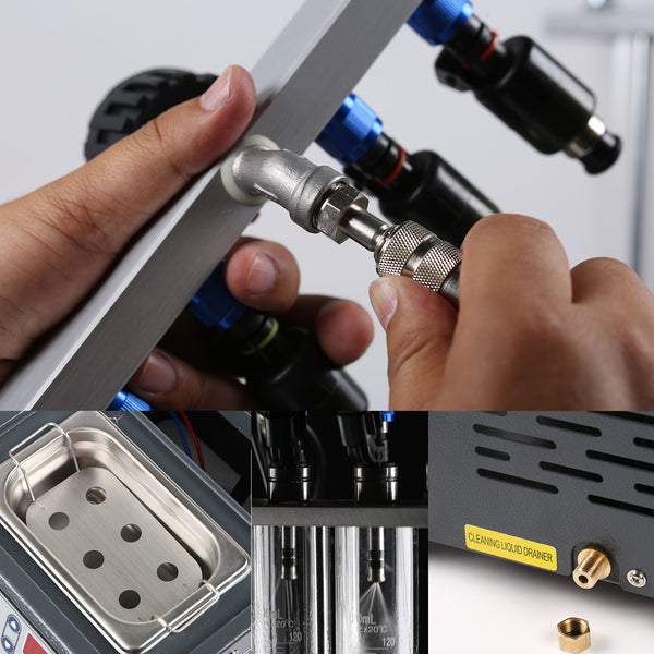 Summary PowerJet Pro 240 Injector Cleaner & Tester Machine Kit Support