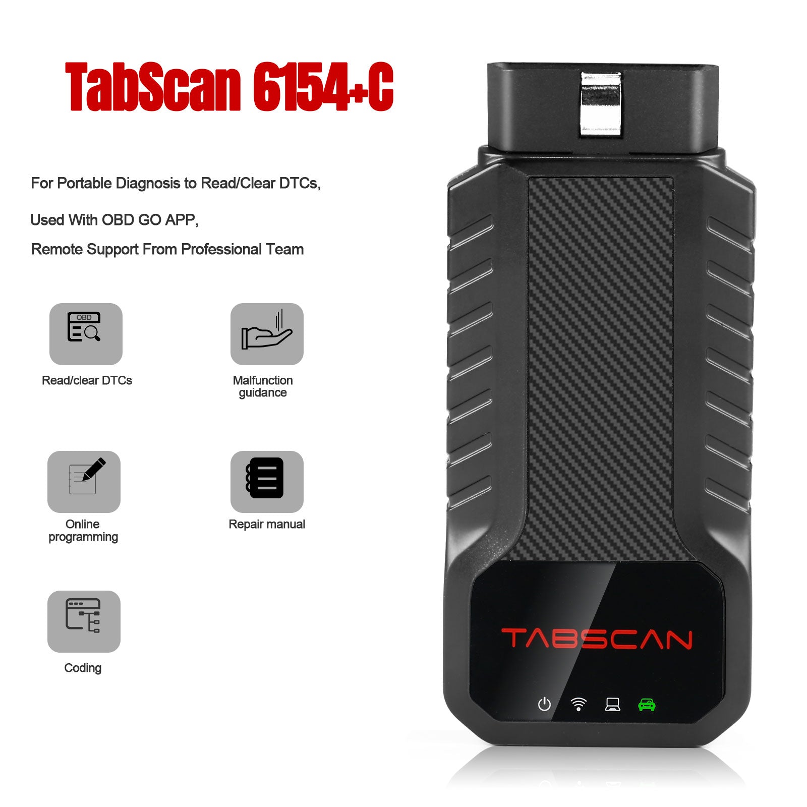 TabScan 6154+C Handheld Used With OBD GO APP