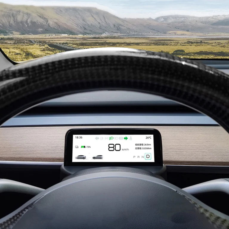 Tesla Dashboard Display Ultra Mini Screen for Tesla Model Y/3