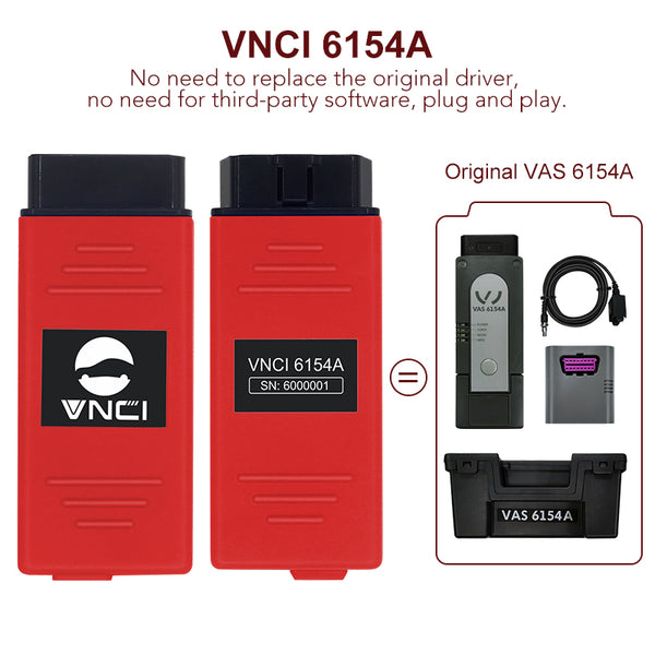 VNCI 6154A VAG Diagnostic Tool is the alternative solution of original VAS 6154A