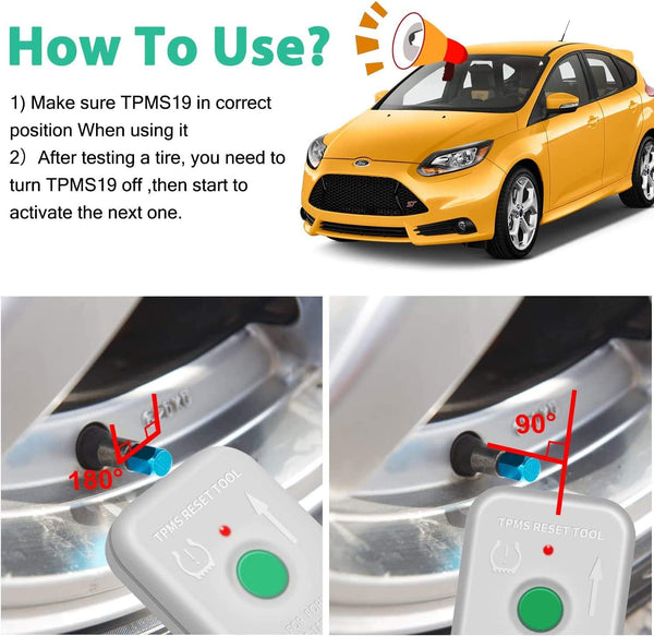 VXDAS EL-50449 Auto Tire Pressure Monitor Sensor TPMS Relearn Reset Activation Tool OEC-T5 for Ford Series Vehicle