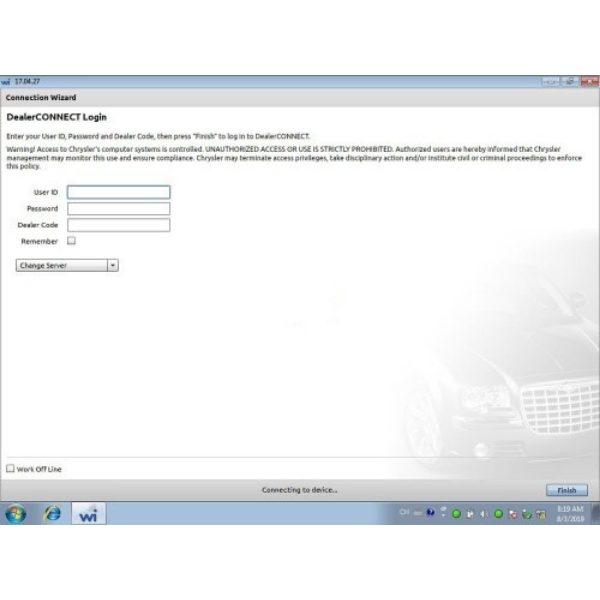 wiTech MicroPod 2 with V17.04.27 Software for Chrysler Diagnosis and programming Support CDA 6.15.188