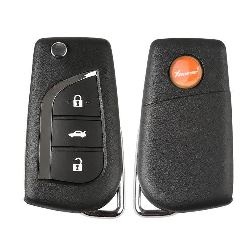 Xhorse XNTO00EN Wireless Universal Remote Key Toyota Style 3 Buttons