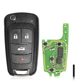 Xhorse XKBU01EN Universal Remote Key Fob 4 Buttons Buick Style for VVDI Key Tool English Version