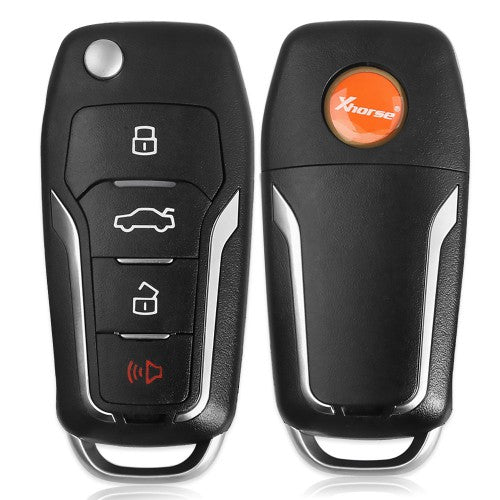 Xhorse XKFO01EN X013 Series Universal Remote Key Fob 4 Buttons Ford Style 