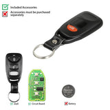 Xhorse XKHY01EN Universal Remote Key Fob 4 Buttons Hyundai Style