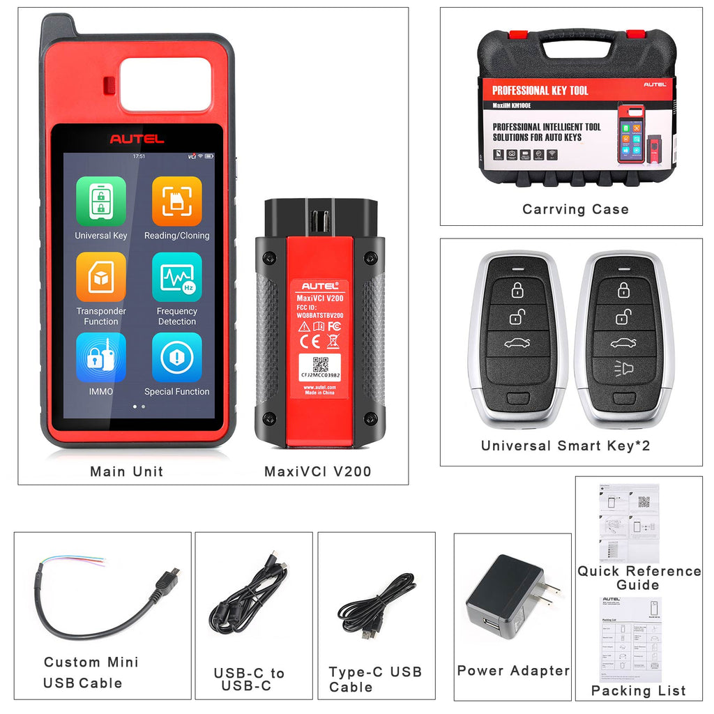 Autol Key Programmer Autel KM100 Universal Key Tool Autel Key programmer – VXDAS Official Store