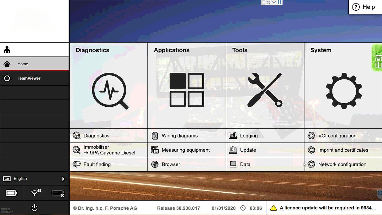 Piwis III Software Update Service V42.400.037+V38.250  Dual Software SSD for VXDAS SP36  Piwis 3 Software Update