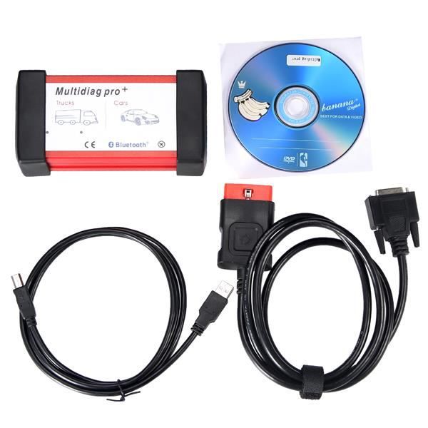 V2020 Multidiag Pro+ Cars/ Trucks and OBD2 Diagnostic Tool with Bluetooth